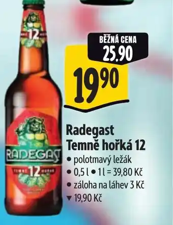 Albert Radegast Temně hořká 12 nabídka