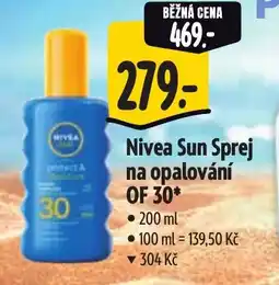 Albert Nivea Sun Sprej na opalování OF 30* nabídka