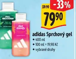 Albert Adidas Sprchový gel nabídka