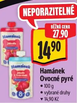Albert Hamánek Ovocné pyré nabídka