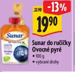 Albert Sunar do ručičky Ovocné pyré nabídka