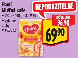 Albert Hami Mléčná kaše nabídka