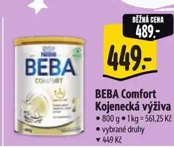 Albert BEBA Comfort Kojenecká výživa nabídka