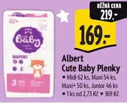 Albert Albert Cute Baby Plenky nabídka