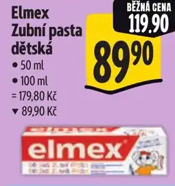 Albert Elmex Zubní pasta dětská nabídka