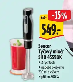 Albert Sencor Tyčový mixér SHB 45359BK nabídka