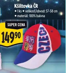 Albert Kšiltovka ČR nabídka