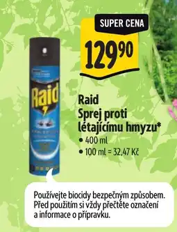 Albert Raid Sprej proti létajícímu hmyzu nabídka