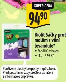Albert Biolit Sáčky proti molům s vůní levandule nabídka