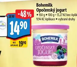 Albert Bohemilk Opočenský jogurt nabídka