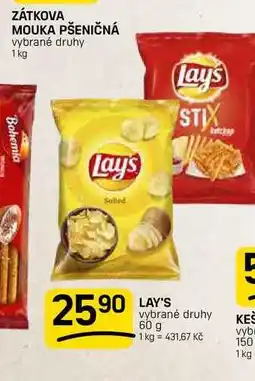 Flop LAY'S vybrané druhy nabídka
