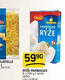 Flop RÝŽE PARBOILED 8 × 100 g | varné sáčky nabídka