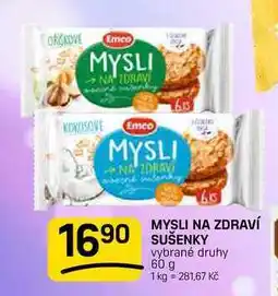 Flop MYSLI NA ZDRAVÍ SUŠENKY vybrané druhy nabídka