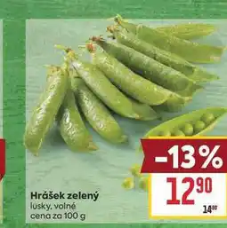 Billa Hrášek zelený lusky, volné cena za nabídka