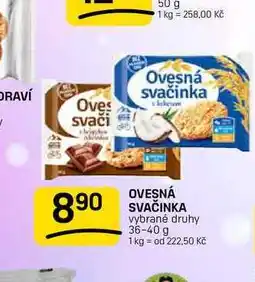 Flop OVESNÁ SVAČINKA vybrané druhy nabídka