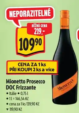 Albert Mionetto Prosecco DOC Frizzante nabídka