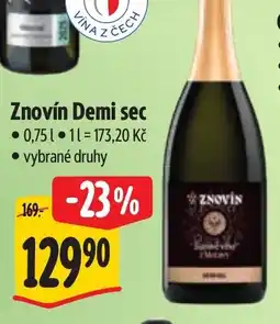 Albert Znovín Demi sec nabídka