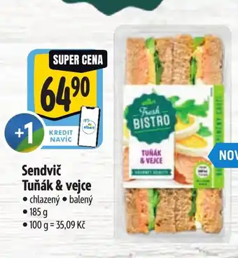 Albert Sendvič Tuňák & vejce nabídka