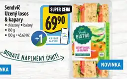 Albert Sendvič Uzený losos & kapary nabídka