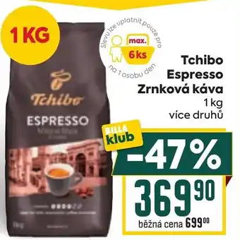 TCHIBO Espresso zrnková káva
