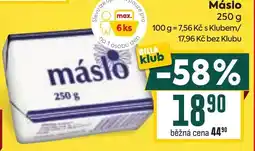 Billa Máslo nabídka