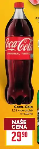 Billa Coca-cola nabídka