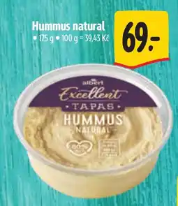 Albert Hummus natural nabídka