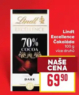 Billa LINDT Excellence čokoláda nabídka