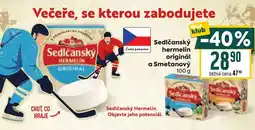 Billa Sedlčanský hermelín originál a smetanový nabídka