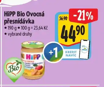 Albert HiPP Bio Ovocná přesnídávka nabídka
