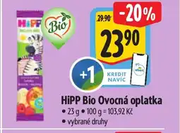 Albert HiPP Bio Ovocná oplatka nabídka