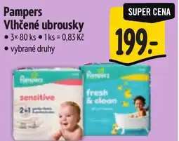 Albert Pampers Vlhčené ubrousky nabídka