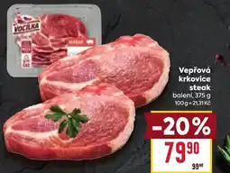 Billa Vepřová krkovice steak nabídka