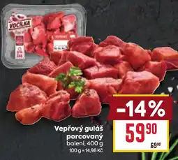 Billa Vepřový guláš porcovaný nabídka