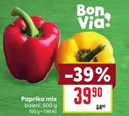 Billa Paprika mix nabídka