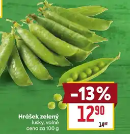 Billa Hrášek zelený nabídka