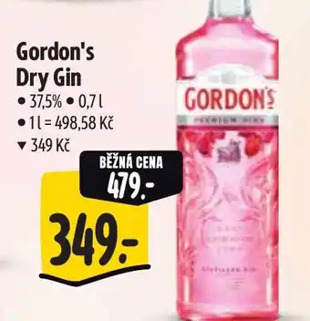 Albert Gordon's Dry Gin nabídka
