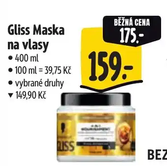 Albert Gliss Maska na vlasy nabídka