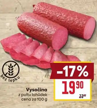 Billa Vysočina nabídka
