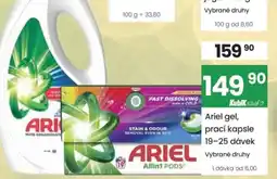 Kubík potraviny Ariel gel, prací kapsle nabídka