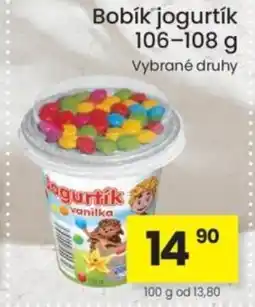 Kubík potraviny Bobík jogurtík nabídka