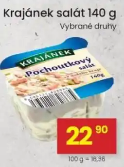 Kubík potraviny Krajánek salát nabídka