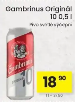 Kubík potraviny Gambrinus Originál 10 nabídka