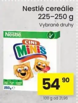 Kubík potraviny Nestlé cereálie nabídka