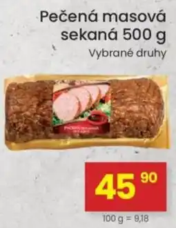 Kubík potraviny Pečená masová sekaná nabídka