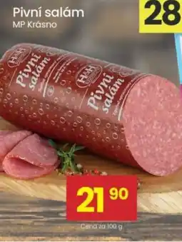 Kubík potraviny Pivní salám nabídka