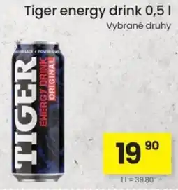 Kubík potraviny Tiger energy drink nabídka
