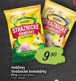 COOP TIP Hobžovy Strážnické brambůrky nabídka