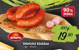 COOP TIP Valašská klobása nabídka