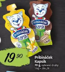 COOP TIP Pribináček Kapsík nabídka
